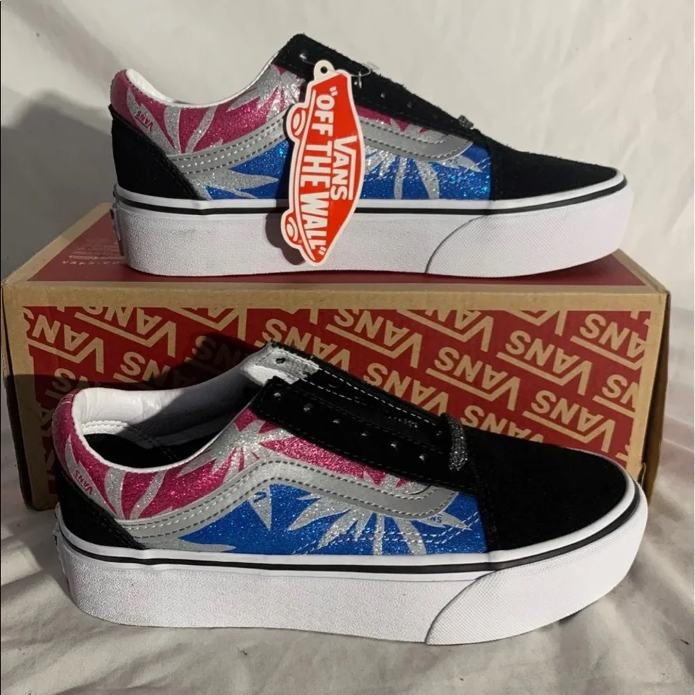 Vans Old Skool Platform Sneaker NWT After‎ Dark